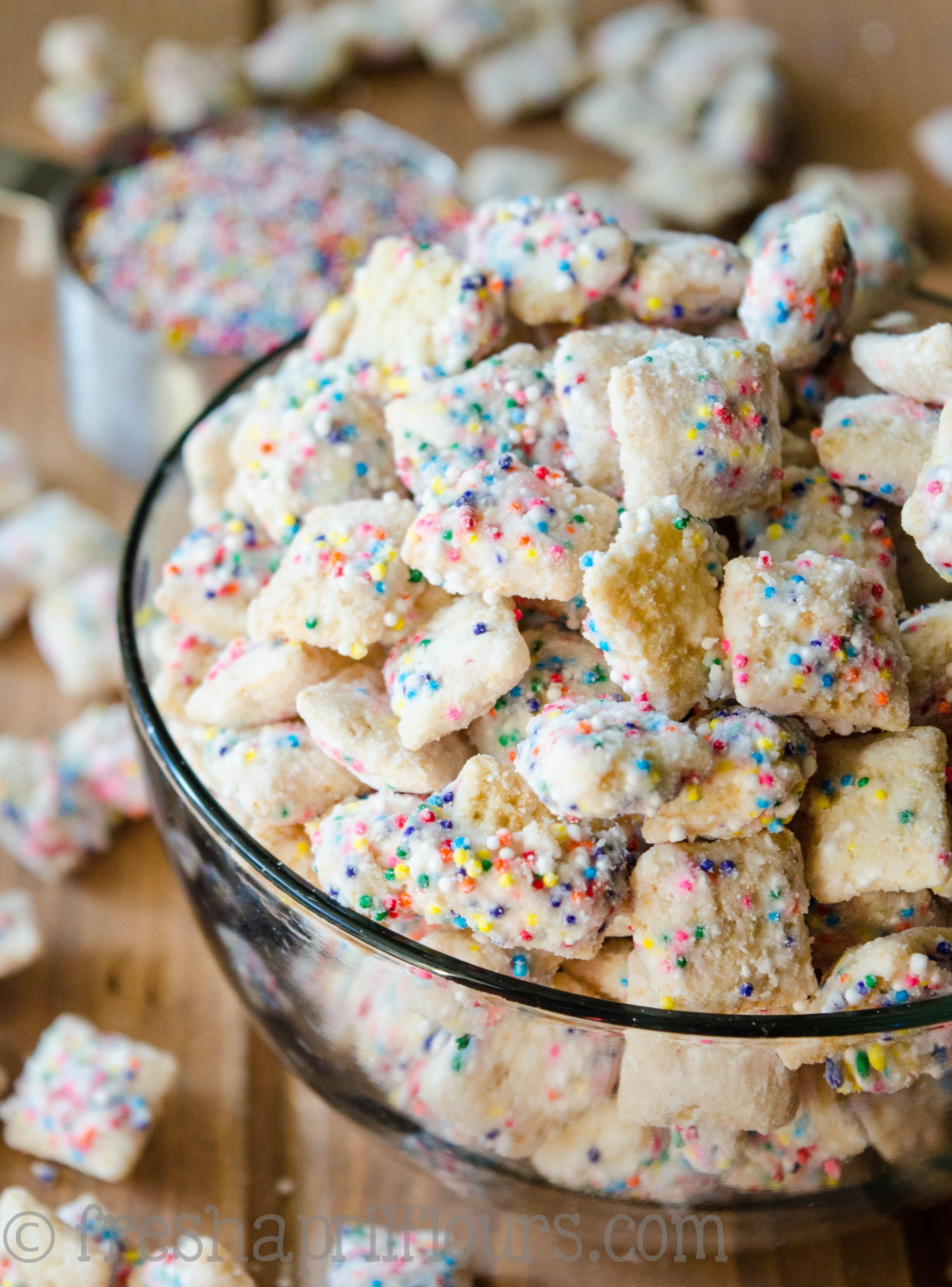 Cake Batter Puppy Chow