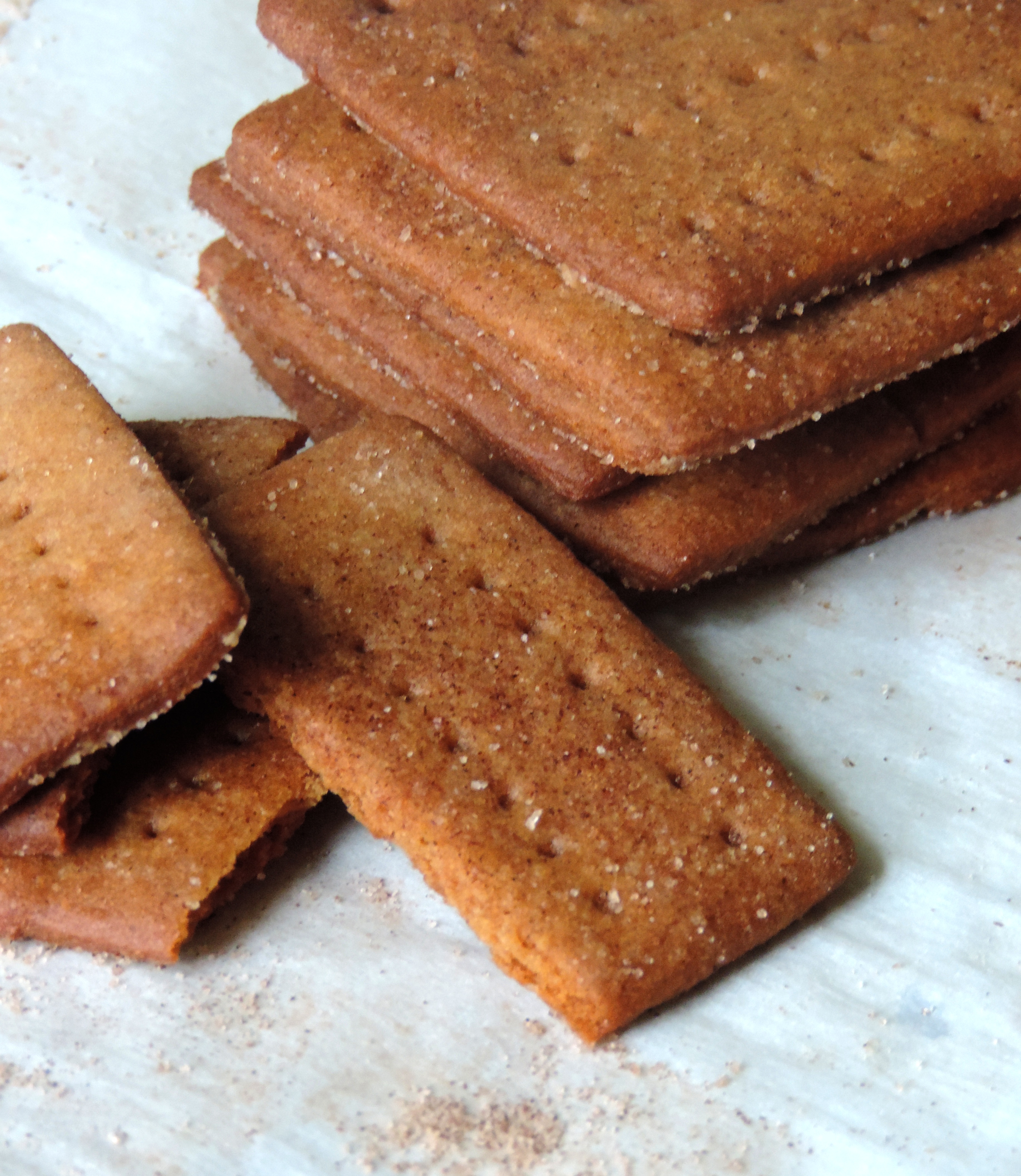 Homemade Cinnamon Graham Crackers: crunchy, buttery, and so much easier than you think they are. Better than what you find in a box!
