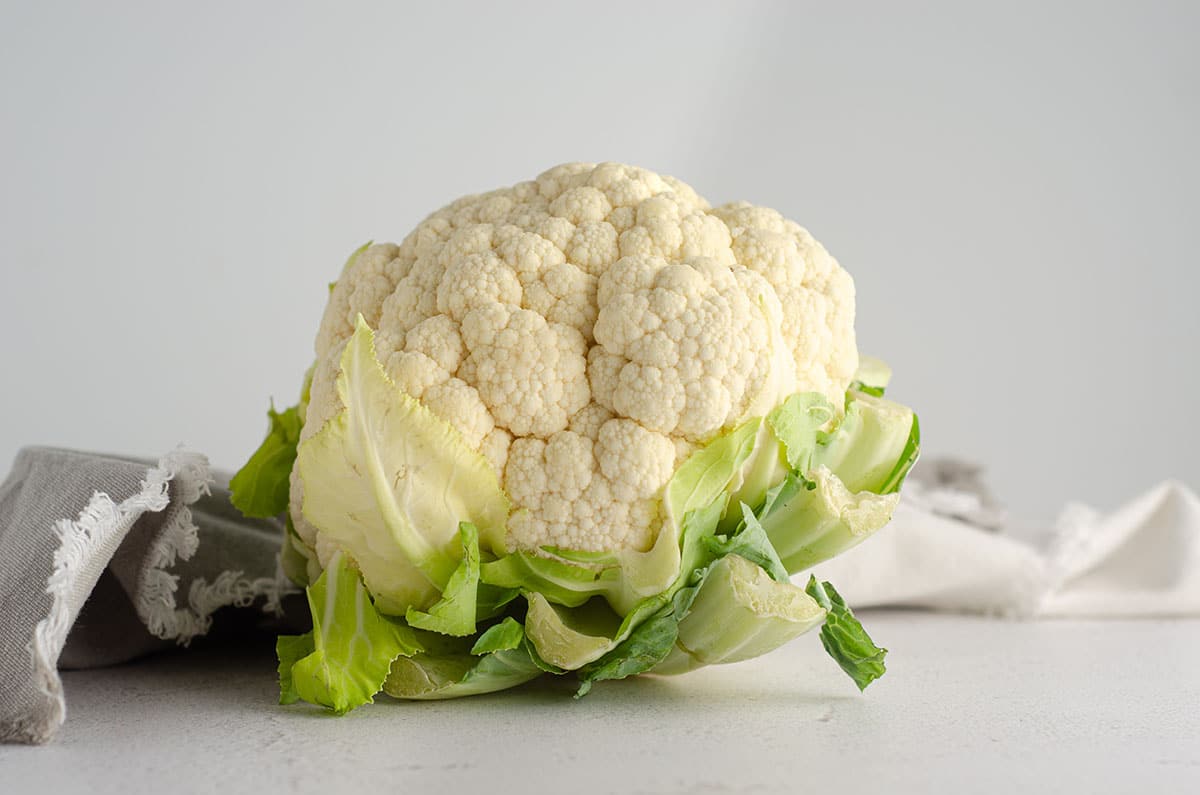 head of cauliflower