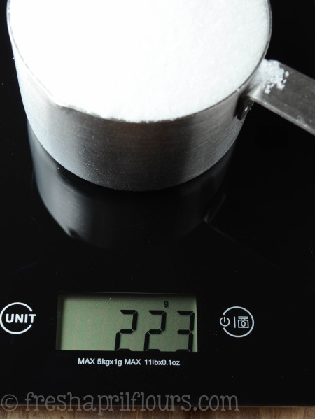 Why I use weight to measure ingredients and write my recipes