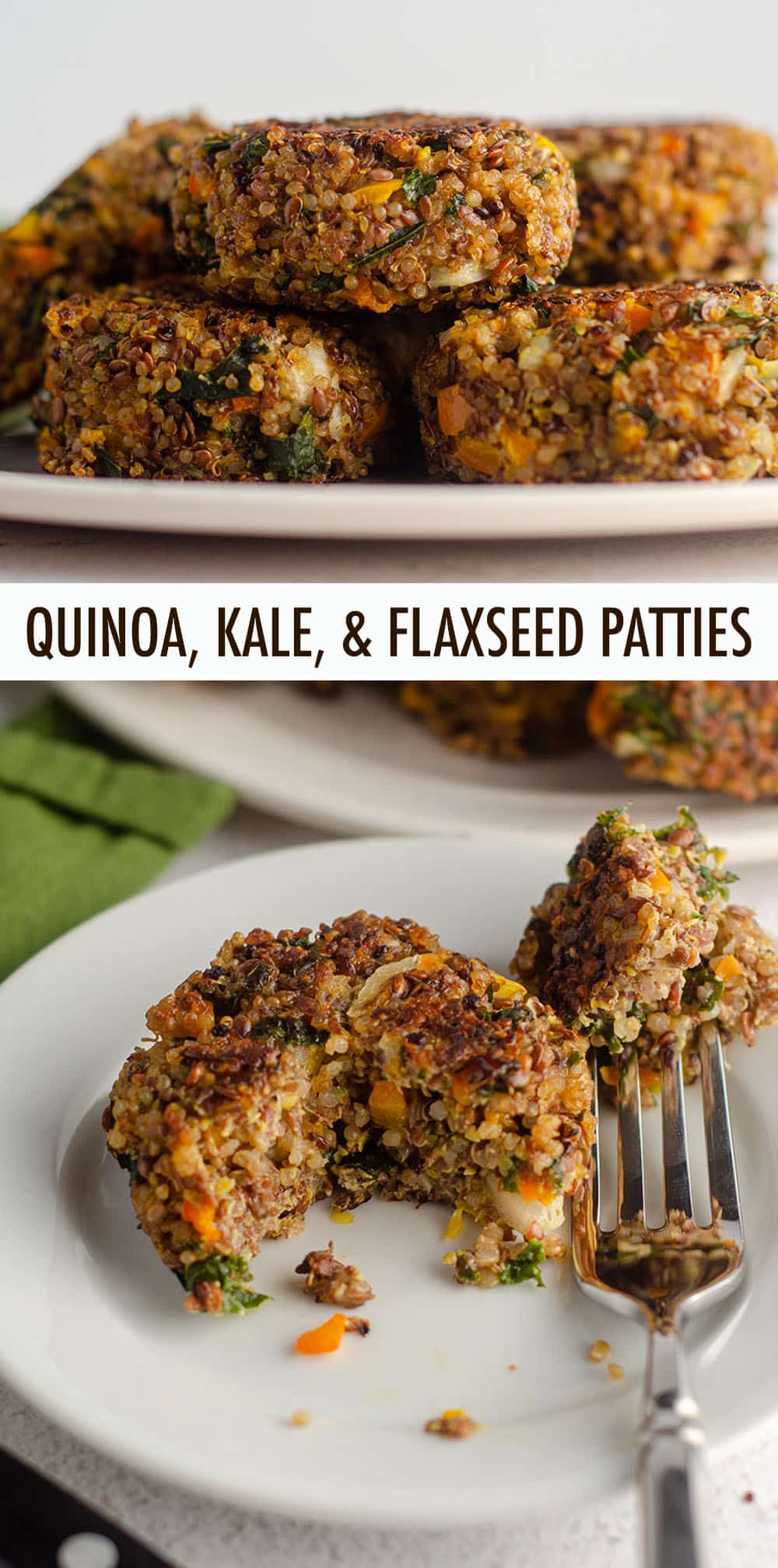 Hearty quinoa patties, jam packed with vegetables and protein. Gluten-free and vegetarian friendly! via @frshaprilflours