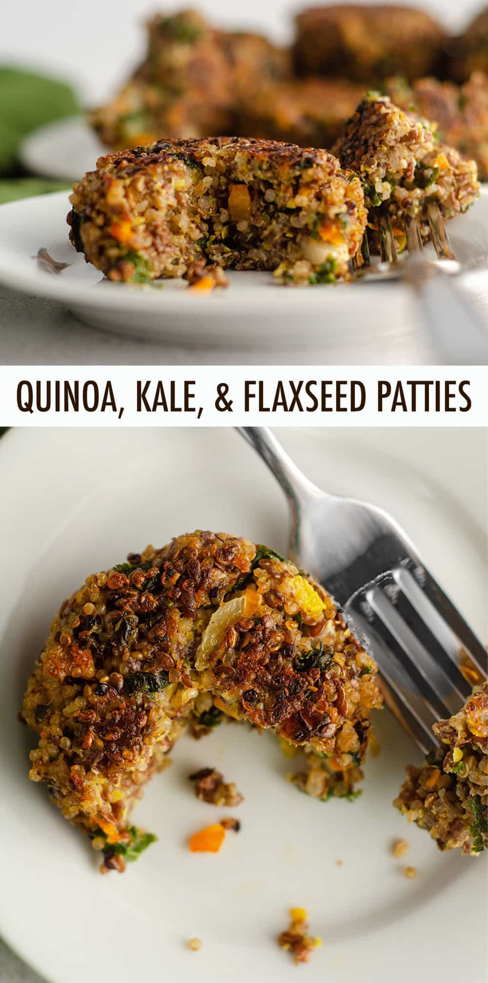 Hearty quinoa patties, jam packed with vegetables and protein. Gluten-free and vegetarian friendly! via @frshaprilflours