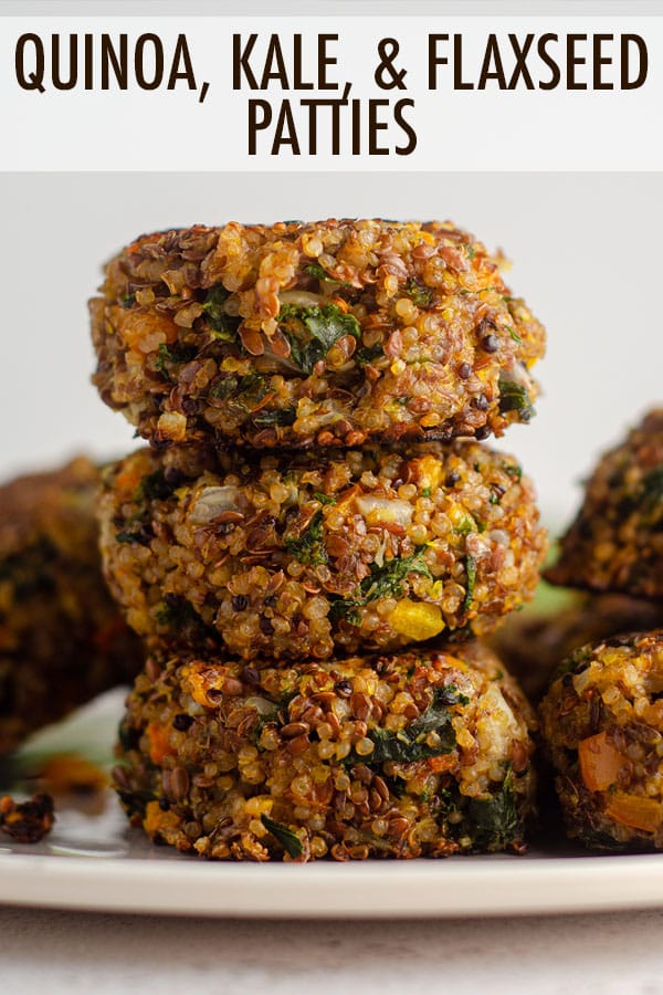Hearty quinoa patties, jam packed with vegetables and protein. Gluten-free and vegetarian friendly! via @frshaprilflours