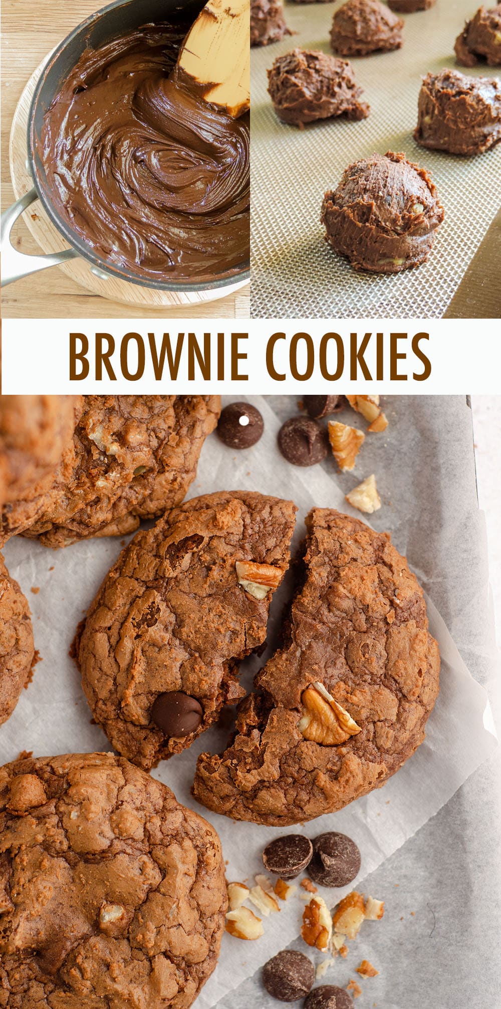 With a gooey center and signature crackly top like a brownie and a crisp exterior like a cookie, this brownie cookie is the best of both dessert worlds! via @frshaprilflours