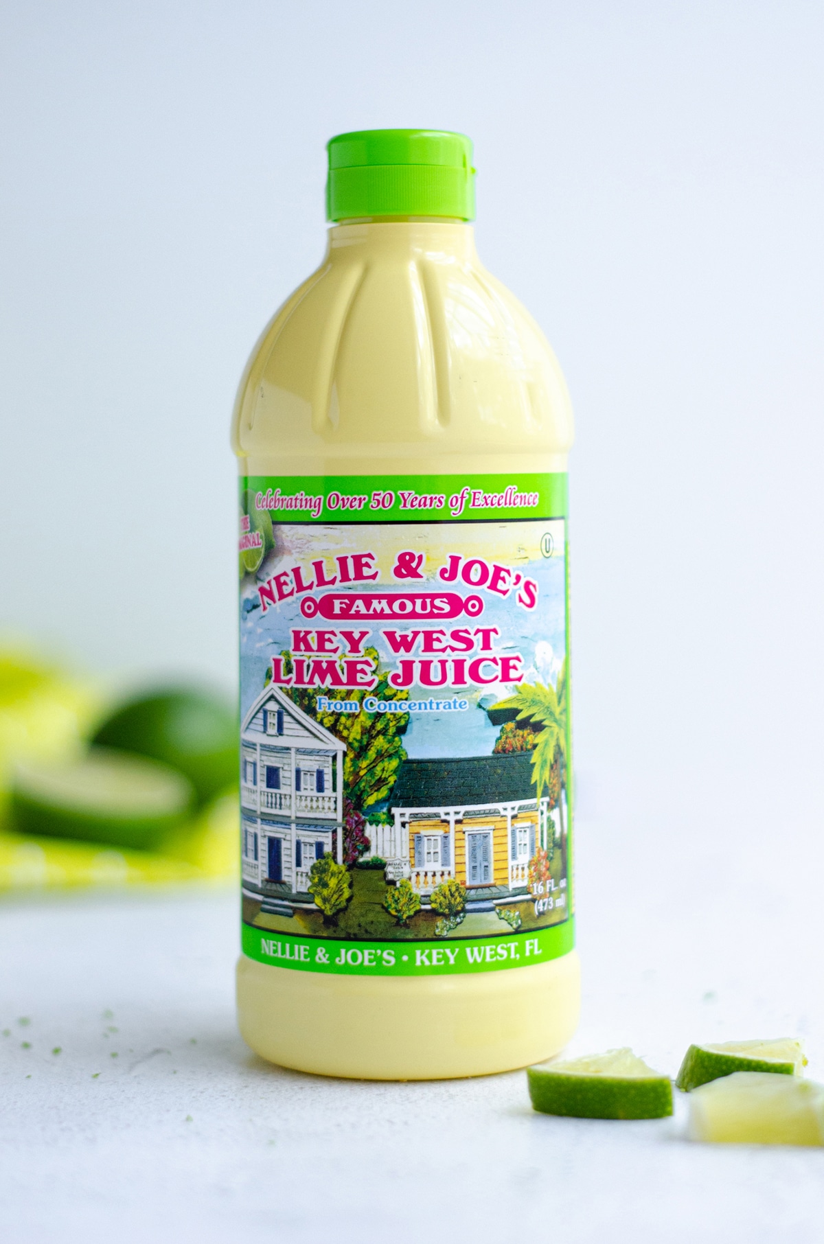 bottle of key lime juice