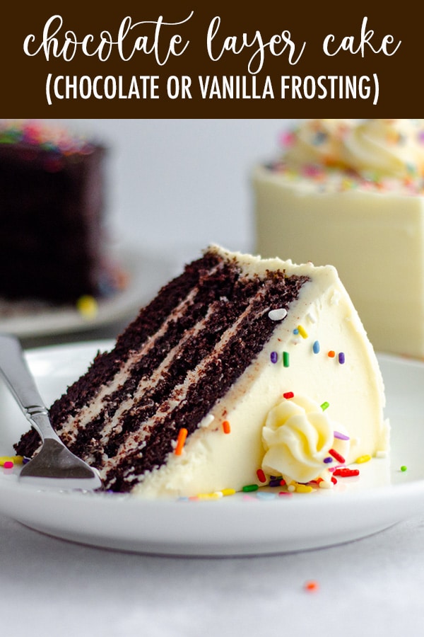 Soft, moist, and smooth chocolate layer cake with the richest chocolate flavor you’ll ever taste. Super easy and only one bowl needed! Pair with my favorite chocolate buttercream, go-to vanilla buttercream, or something fancier to fit your liking. via @frshaprilflours