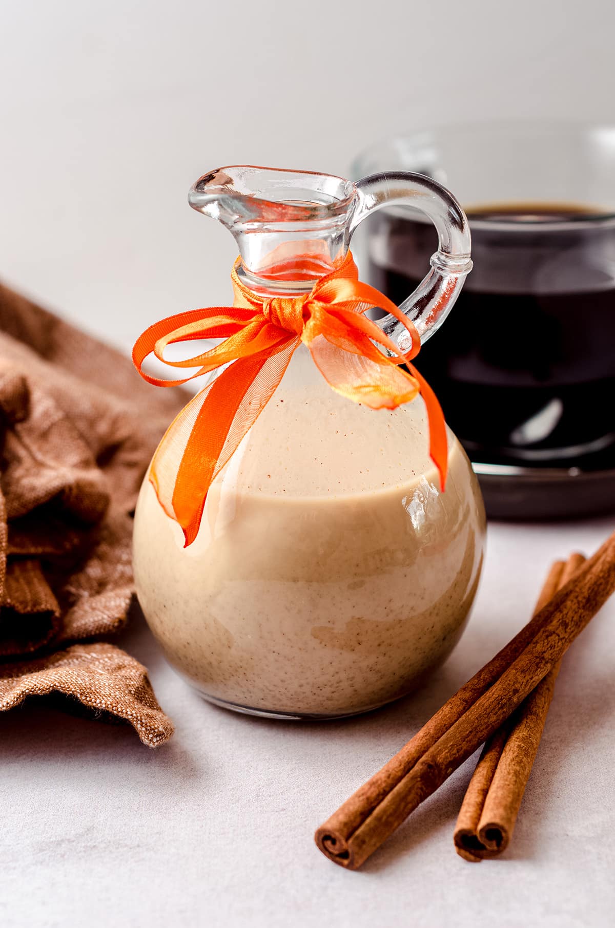 pumpkin spice creamer in a bottle