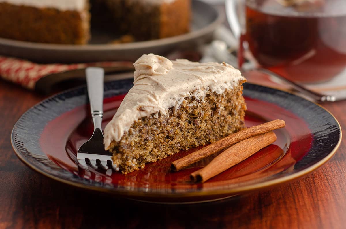 Chai Cake with Spiced Cream Cheese Frosting