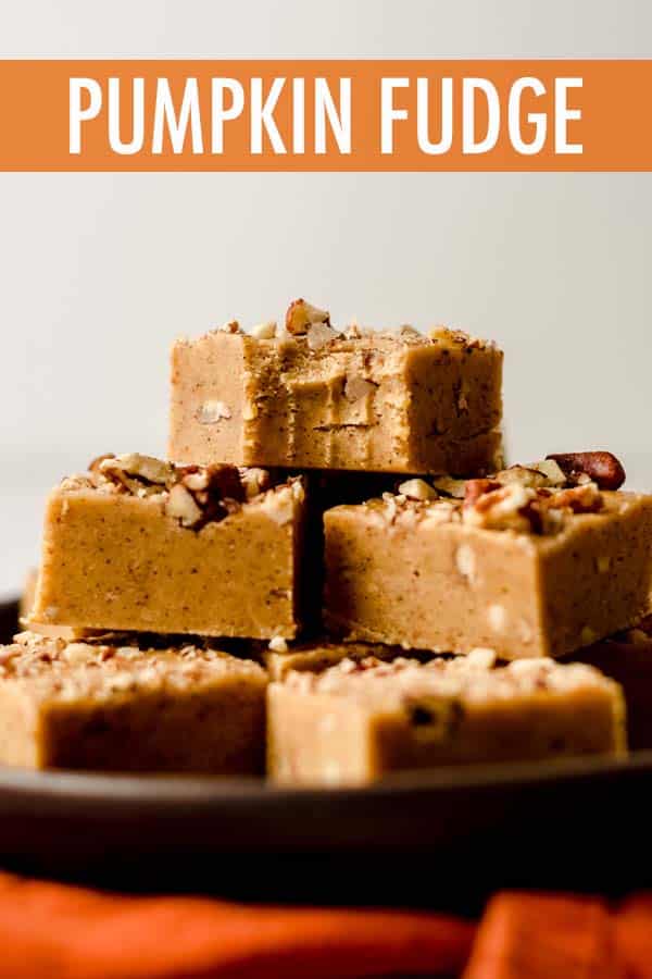 This easy pumpkin fudge is rich, smooth, and loaded with pumpkin flavor. No candy thermometer necessary, and only 15 minutes of hands-on work! via @frshaprilflours