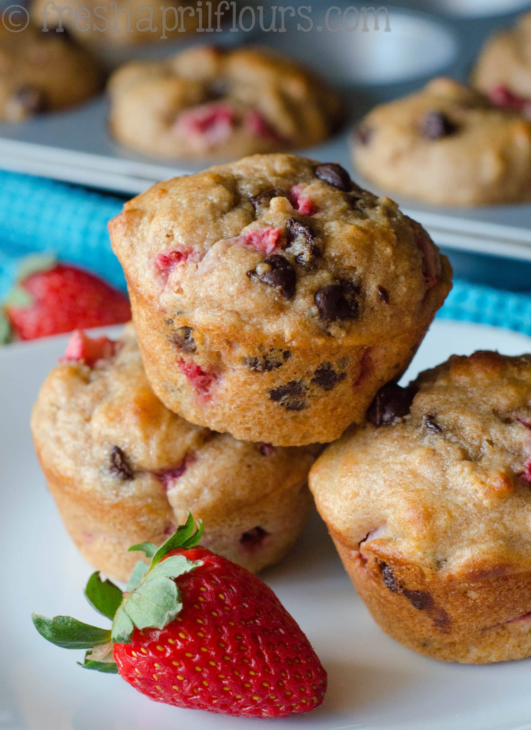 Strawberry Chocolate Chip Muffins