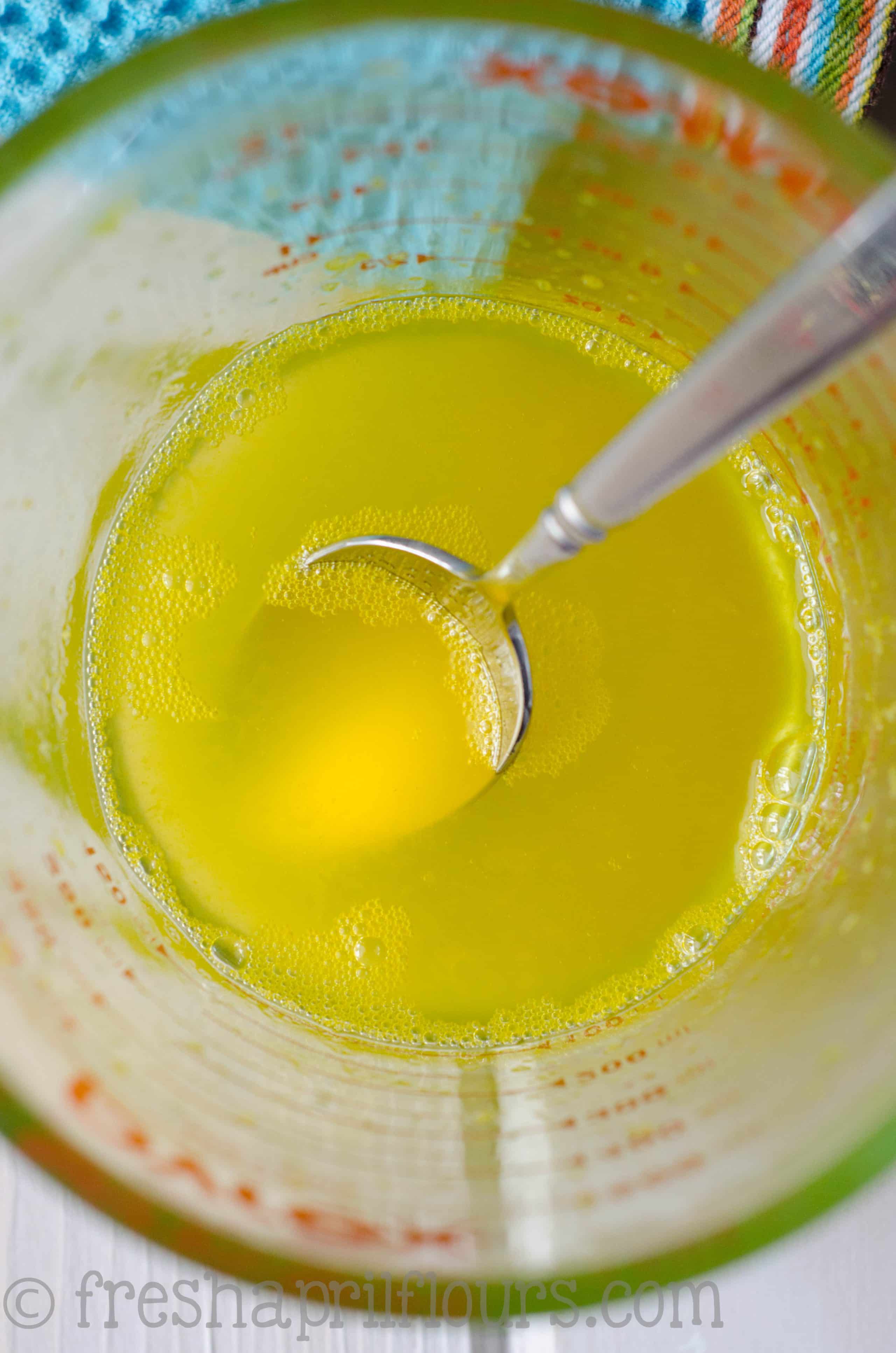 orange glaze for orange poppy seed scones