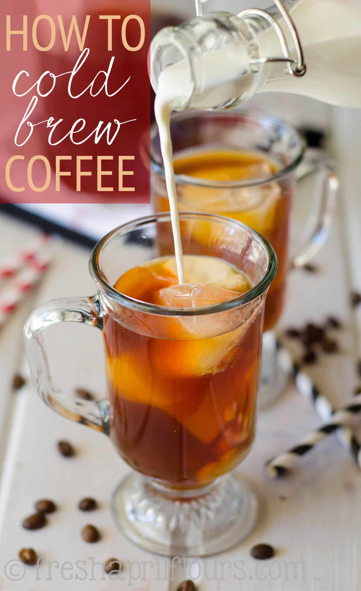 How To Make Cold Brew Coffee: Cold brew coffee is smooth and ever so slightly sweet yet still bursting with bold coffee flavor. All you need are your favorite coffee beans, cold water, and 24 hours.