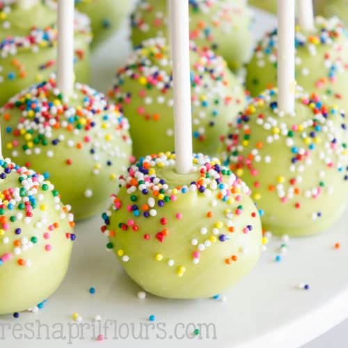 3 Ingredient Funfetti Cake Pops (using a box of cake mix) - Basics