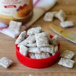 Biscoff (Cookie Butter) Puppy Chow: An easy recipe for puppy chow made with Biscoff cookie spread.