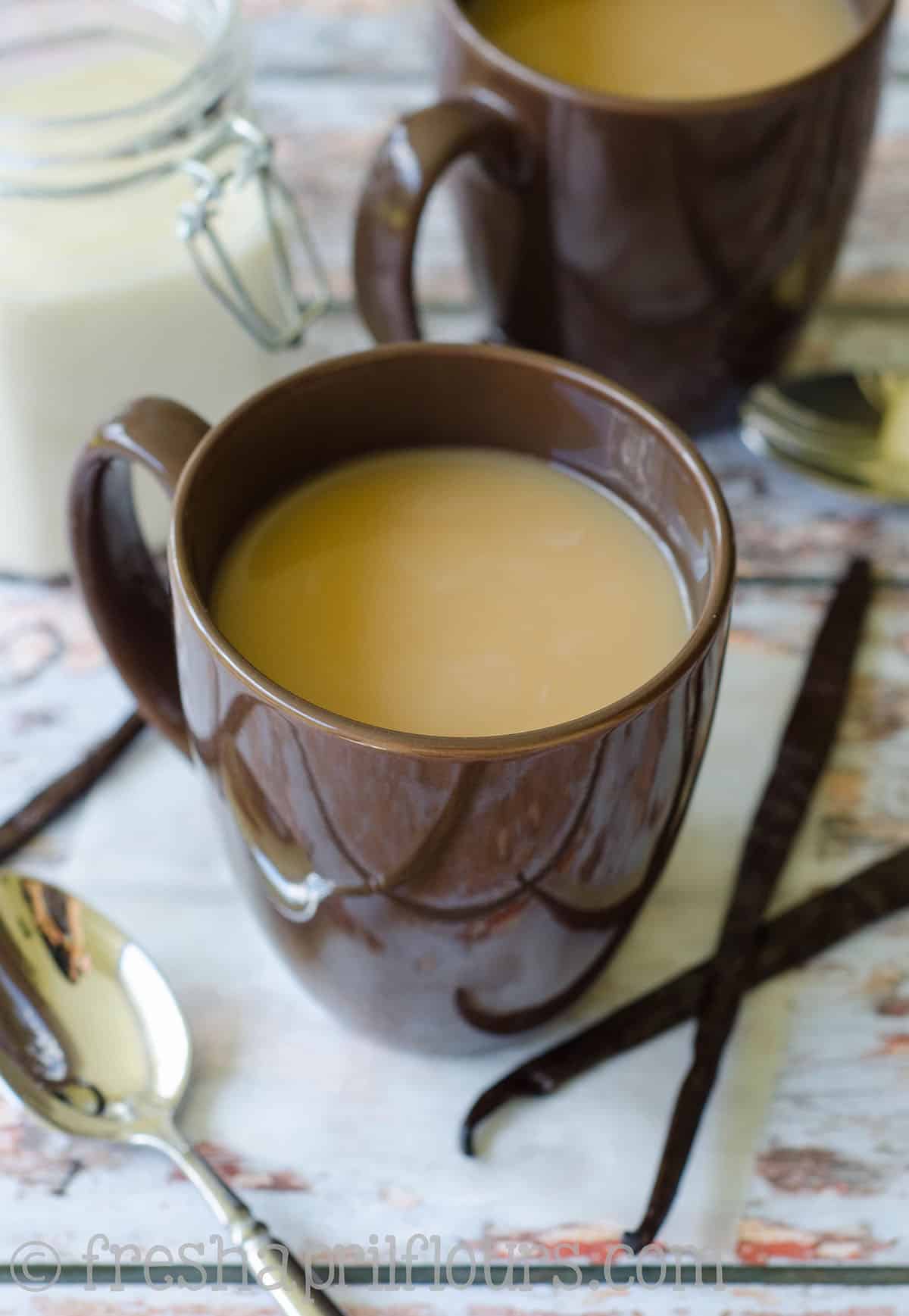 Homemade French Vanilla Coffee Creamer Recipe - Fresh April Flours