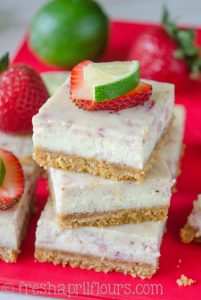 strawberry margarita squares