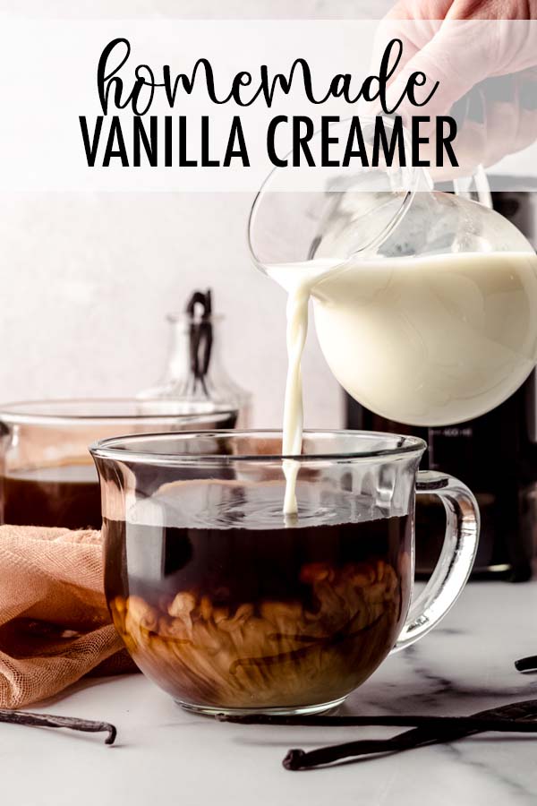 You only need 3 ingredients for this all-natural, chemical free, and 100% homemade French vanilla coffee creamer. You can easily make it dairy-free with your favorite plant based milk. via @frshaprilflours