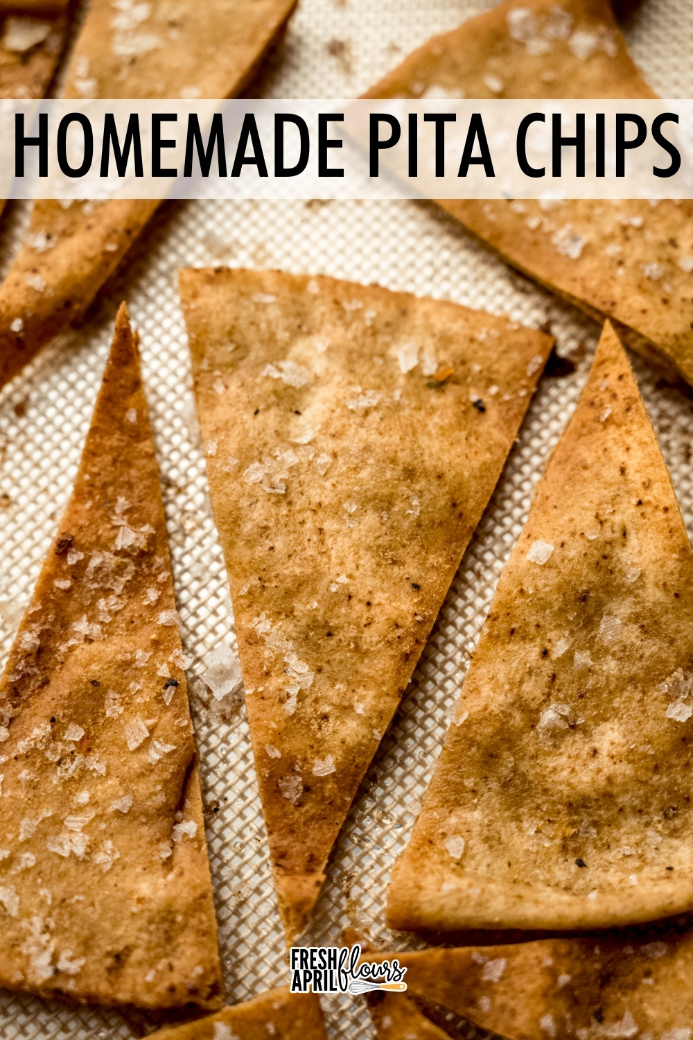 Learn how to make crispy homemade pita chips with just a few staple ingredients. They’re easy to bake, customizable, perfectly crunchy, and ideal for dipping, snacking, or serving with your favorite spreads. via @frshaprilflours