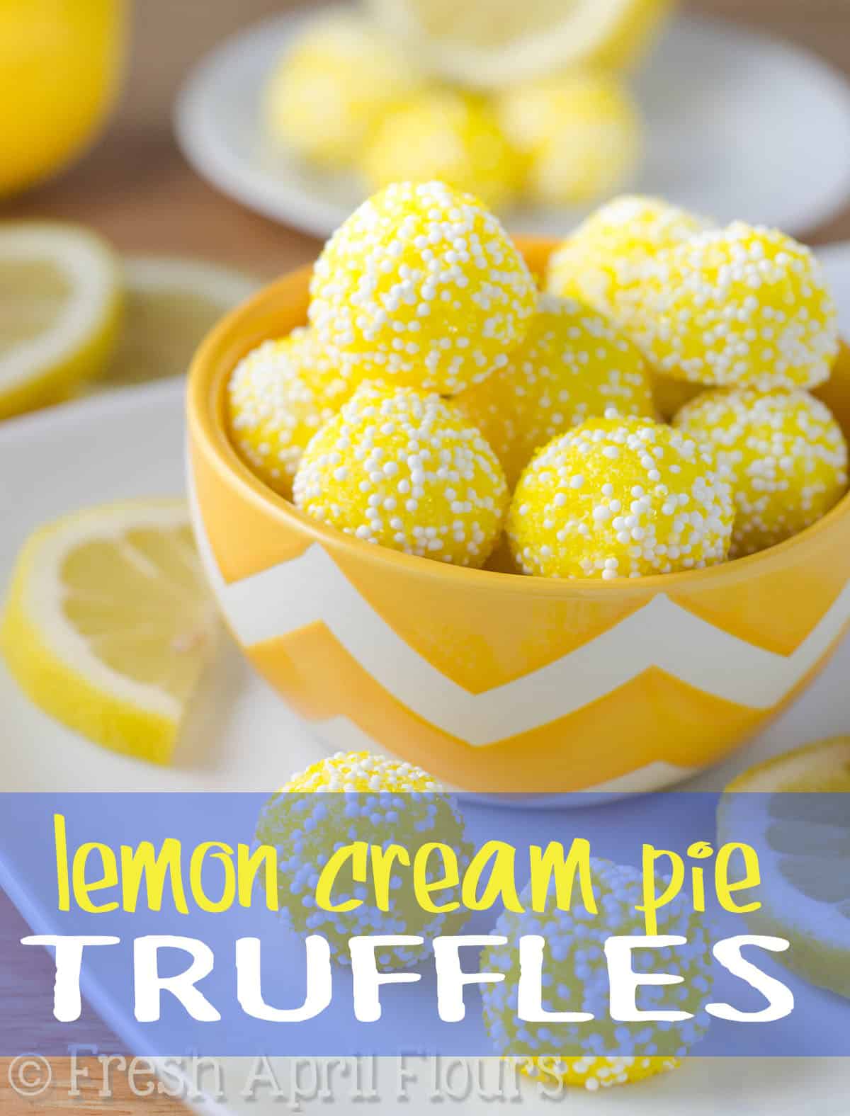 Lemon Cream Pie Truffles