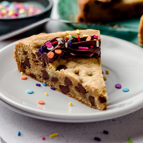 Chocolate Chip Cookie Cake Recipe | Girl Vs Dough