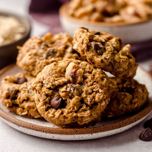 Oatmeal Chocolate Chip Cookies with Walnuts - Fresh April Flours