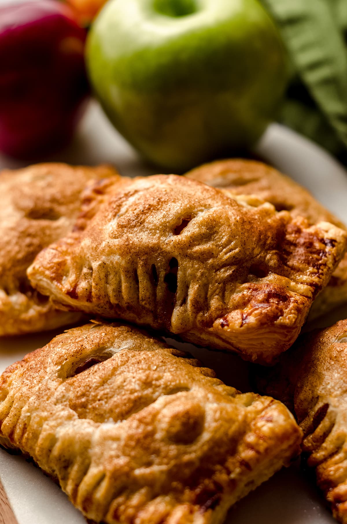 apple hand pies on a platter