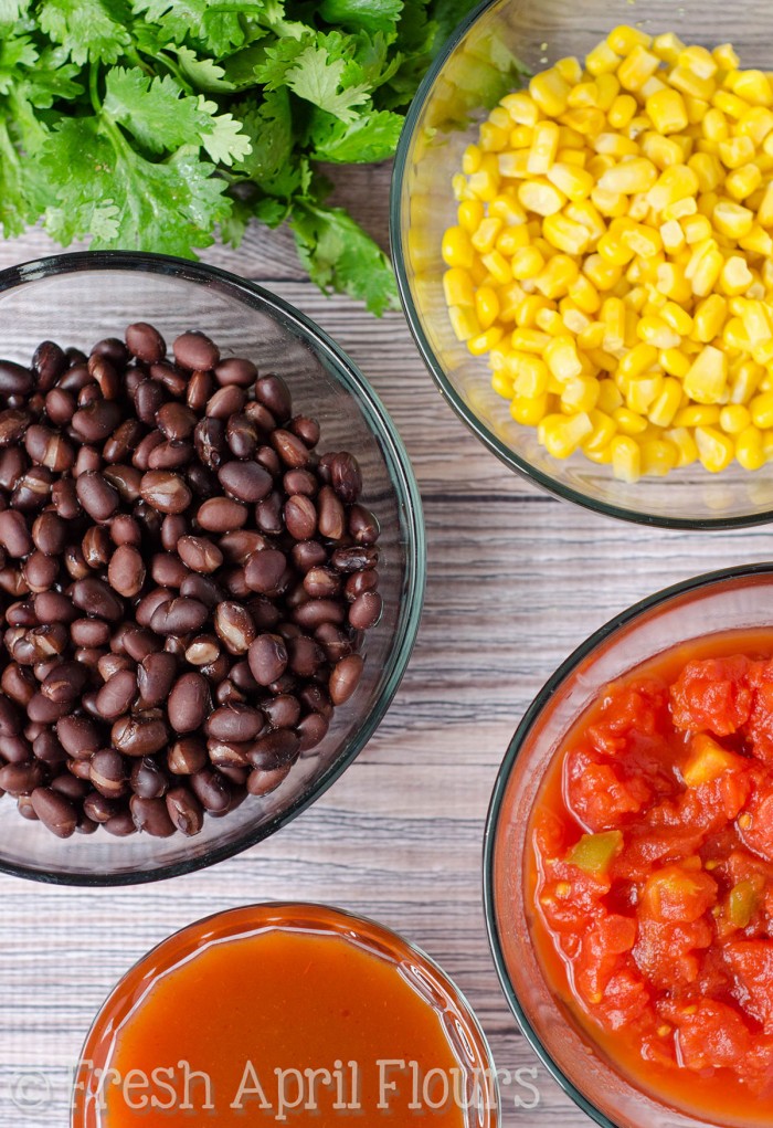 Cheesy Enchilada Quinoa Casserole