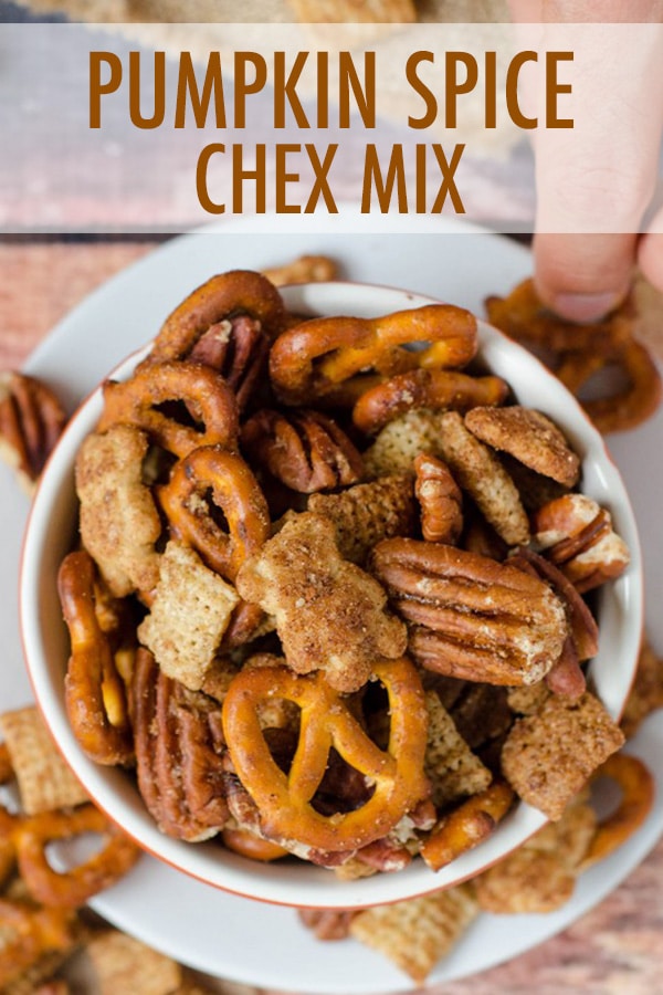 A sweet and salty snack mix packed with pumpkin spice flavor. A must-have for cozy weather snacking! via @frshaprilflours