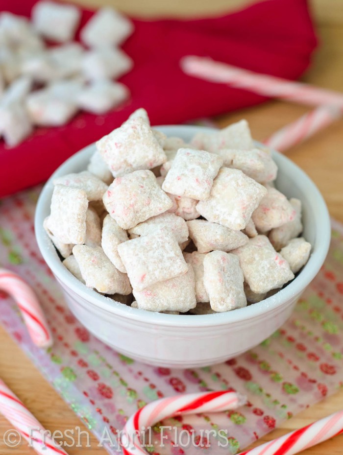 Candy Cane Puppy Chow