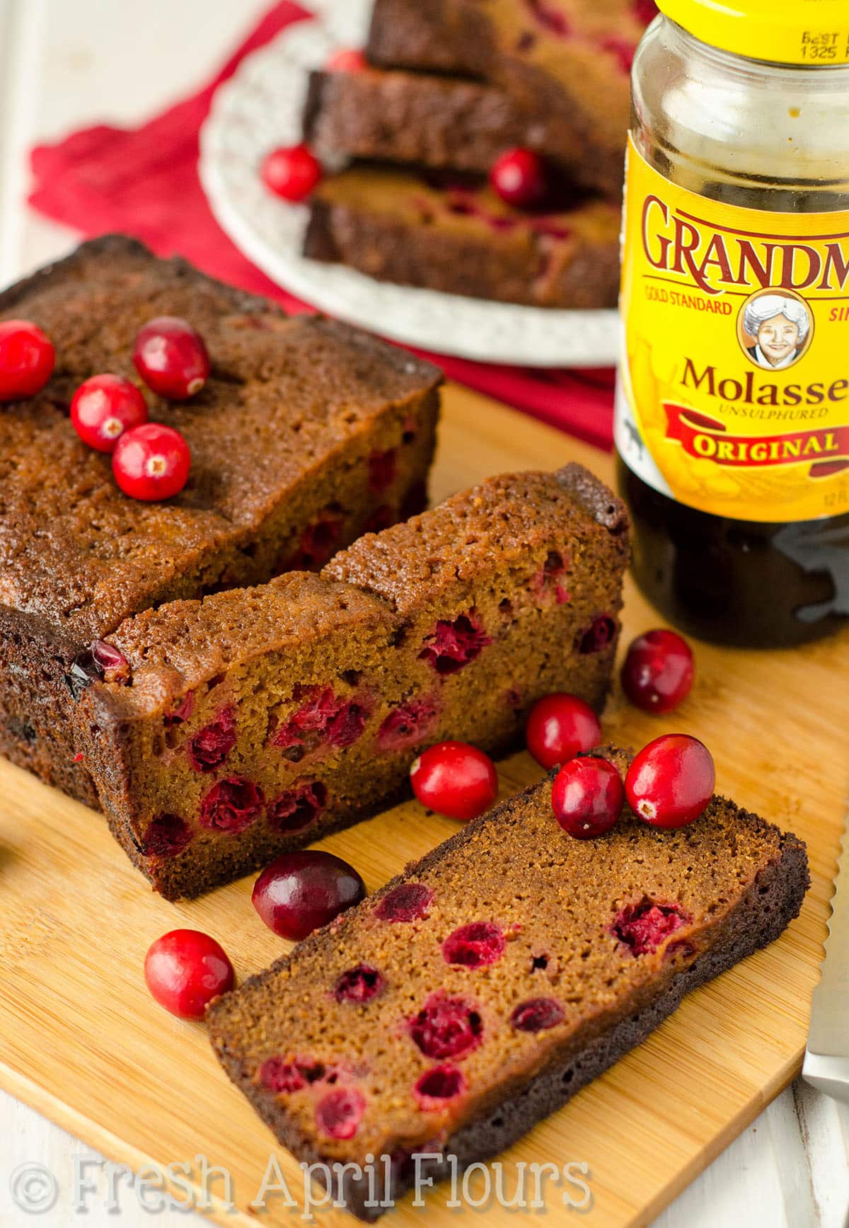 Cranberry Gingerbread