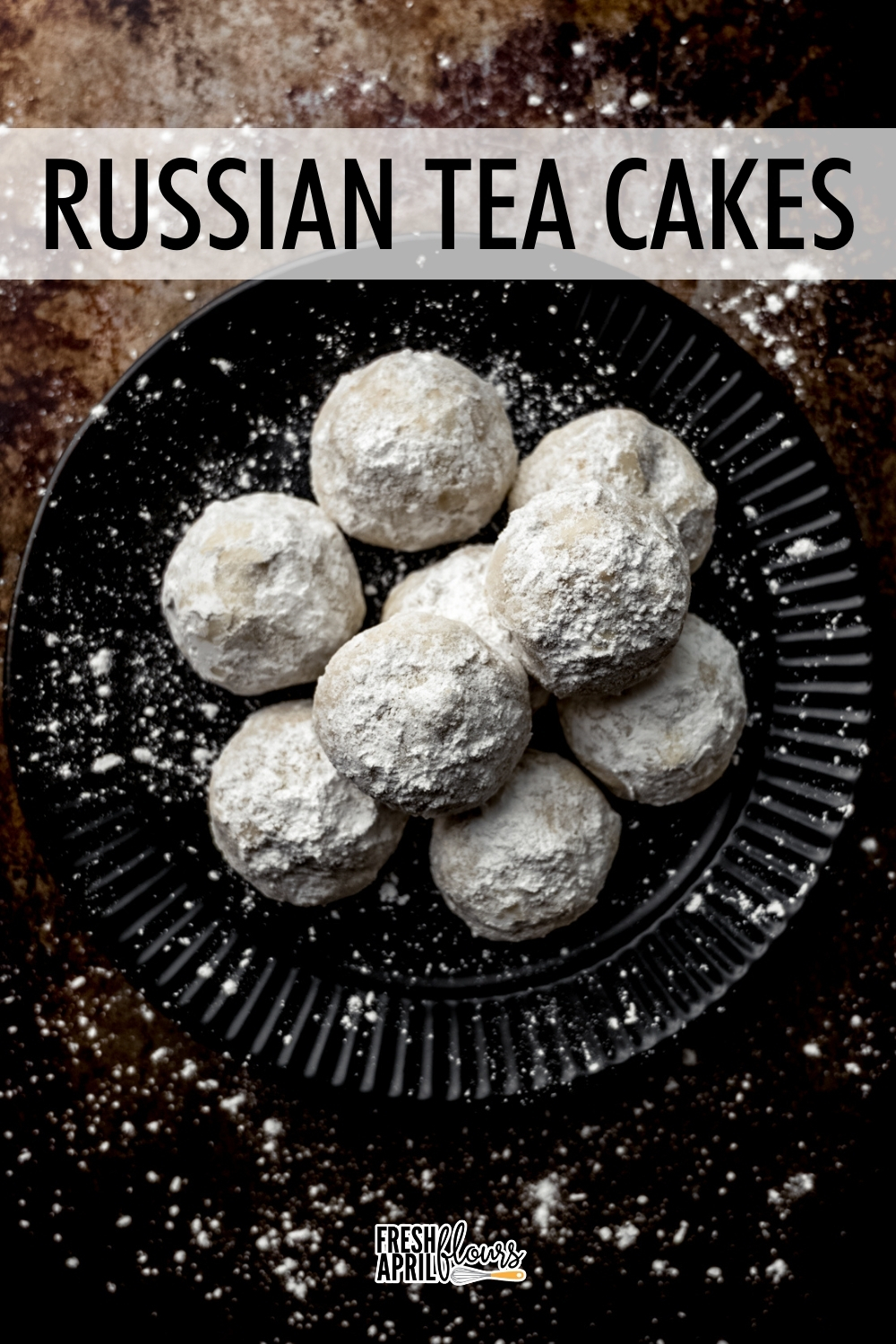 Buttery, melt-in-your-mouth shortbread cookies filled with nuts and double-rolled in powdered sugar. A classic cookie at Christmas time! via @frshaprilflours