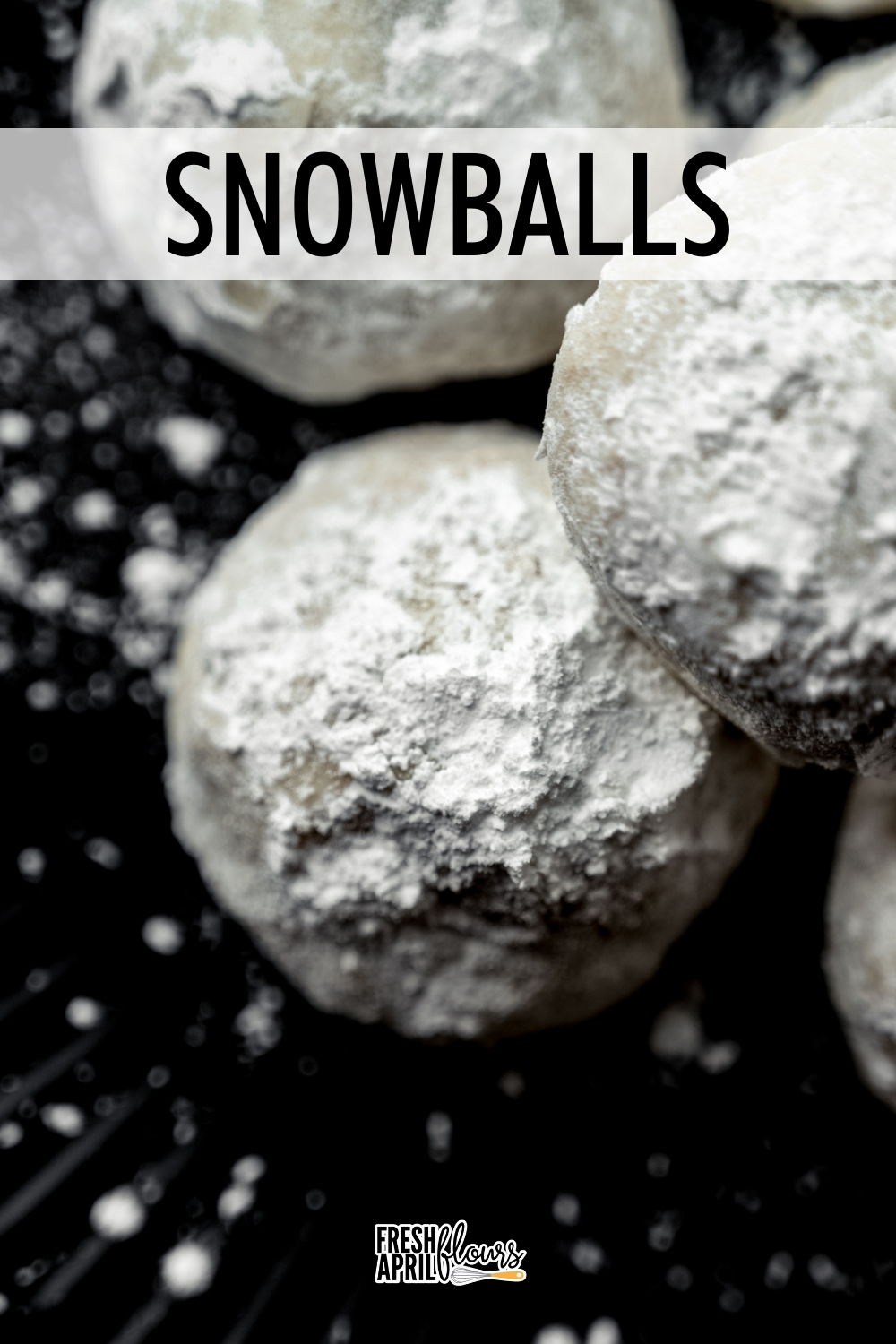 Buttery, melt-in-your-mouth shortbread cookies filled with nuts and double-rolled in powdered sugar. A classic cookie at Christmas time! via @frshaprilflours
