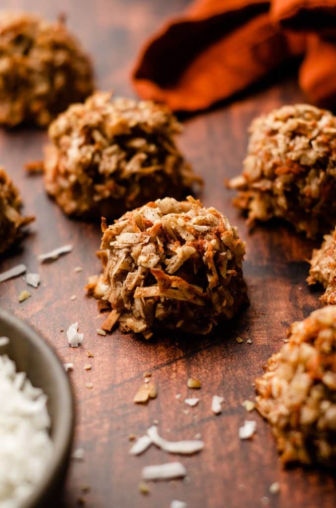 carrot cake coconut macaroons