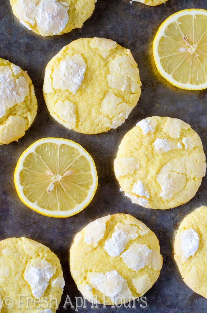 Lemon Crinkle Cookies