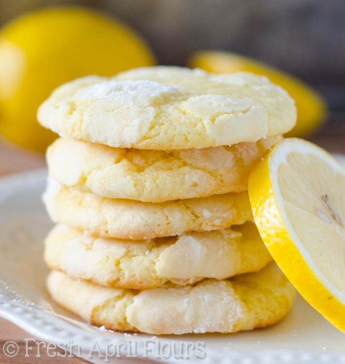 Lemon Crinkle Cookies