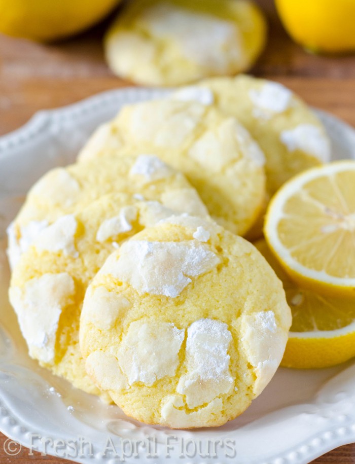 Lemon Crinkle Cookies