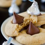 Peanut Butter Blossoms: Soft and chewy peanut butter cookies topped with a milk chocolate Hershey's Kiss.