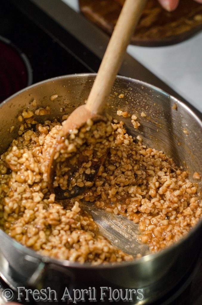 Honey Walnut Cookie Sticks (Sfratti): Traditional Italian cookies made from a spiced honey walnut filling and wrapped in homemade pie crust.