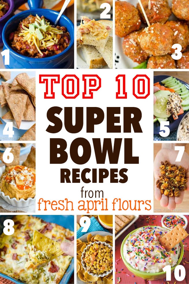 Top 10 Super Bowl Recipes from Fresh April Flours