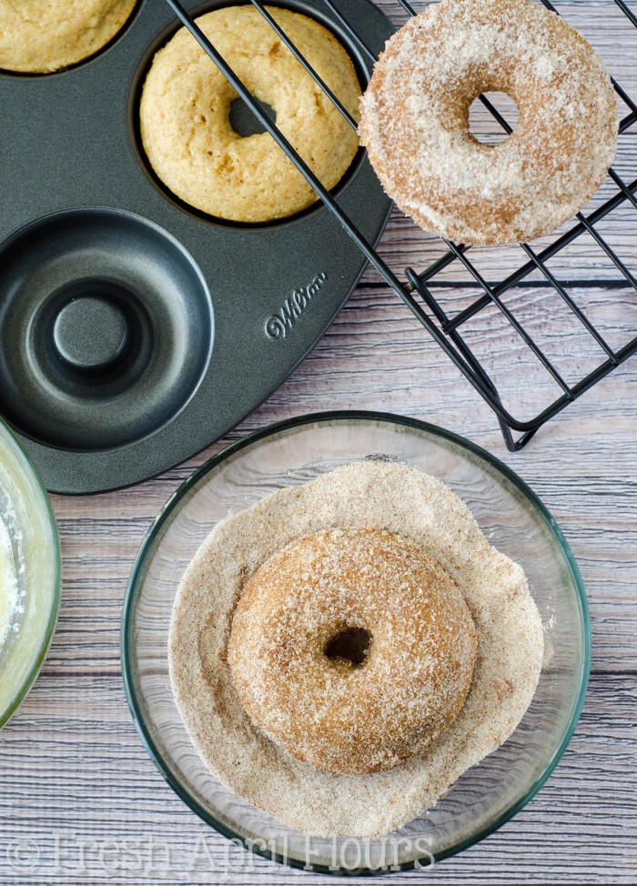 Baked Chai Donuts: Easy spiced donuts get a generous dunk in a spiced sugar coating for some extra pep in each bite.