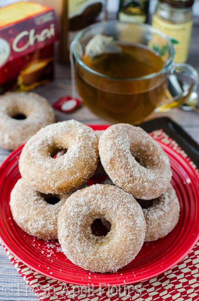 Baked Chai Donuts: Easy spiced donuts get a generous dunk in a spiced sugar coating for some extra pep in each bite.