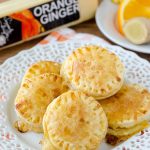 Cheesy Orange Marmalade and Ginger Puff Pastry Bites: An orange marmalade filling is combined with creamy orange and ginger cheese inside a flaky puff pastry shell. Seal the deal with an orange and ginger infused hot fudge sauce to dip or drizzle your pastries with!