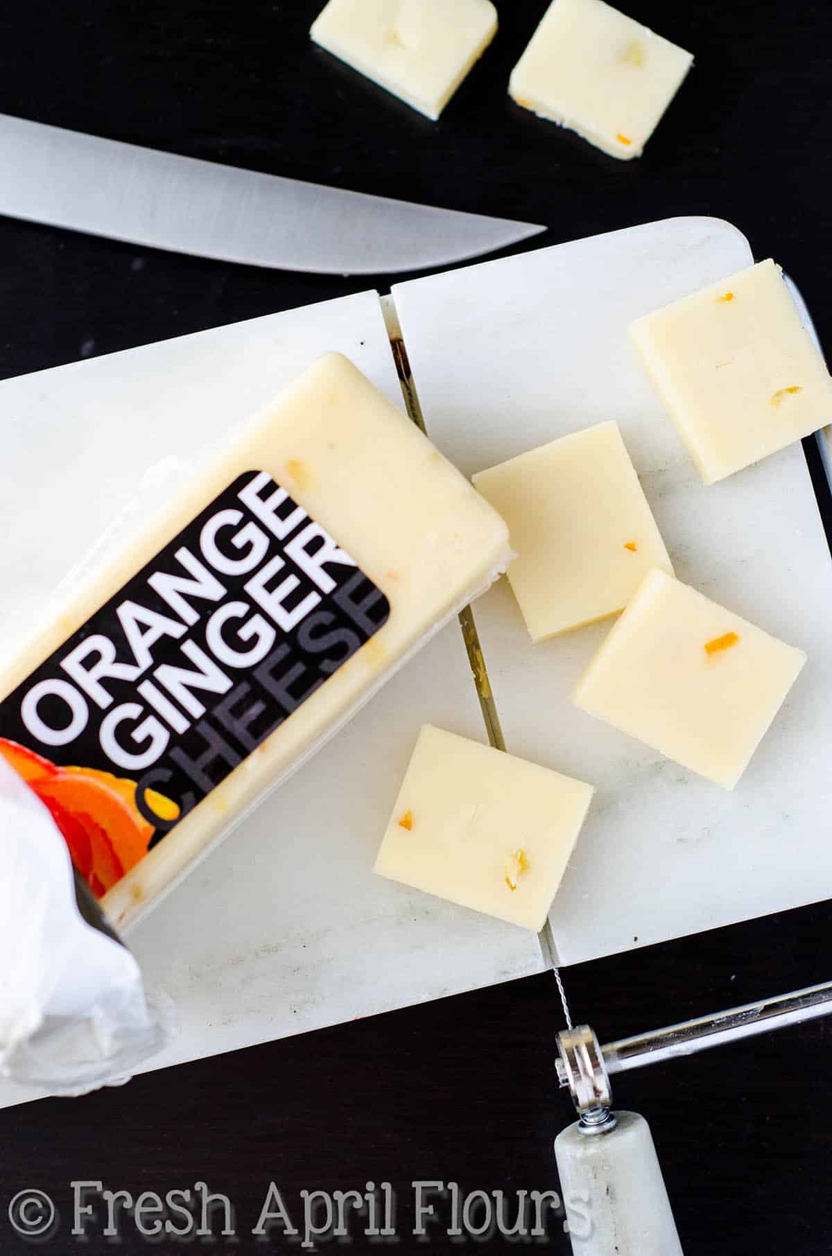 Cheesy Orange Marmalade and Ginger Puff Pastry Bites