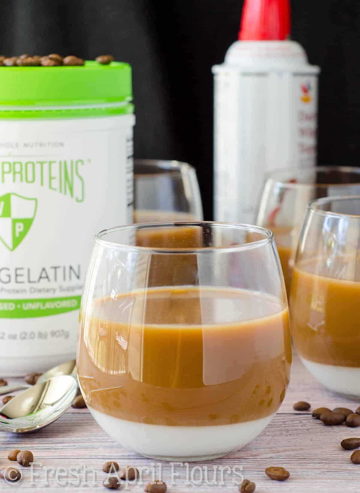 Coffee & Cream Gelatin Parfaits