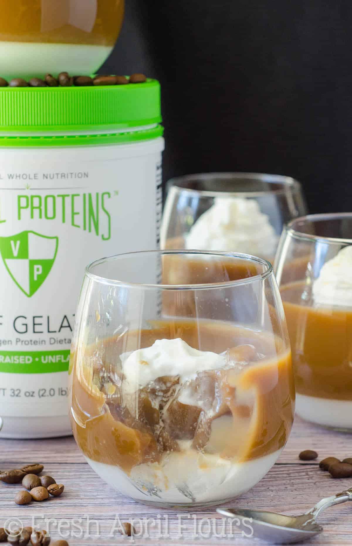 Coffee & Cream Gelatin Parfaits