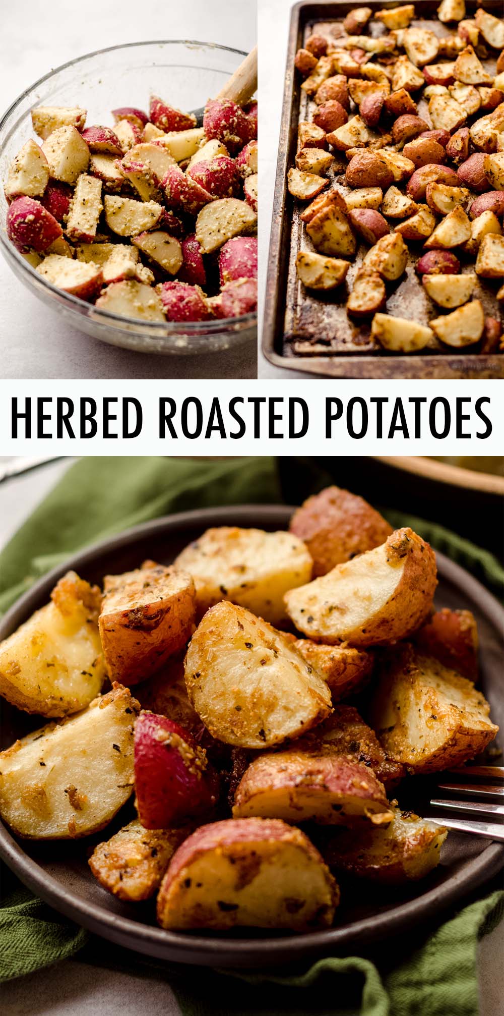 Oven Herb Roasted Potatoes - Cooking For My Soul