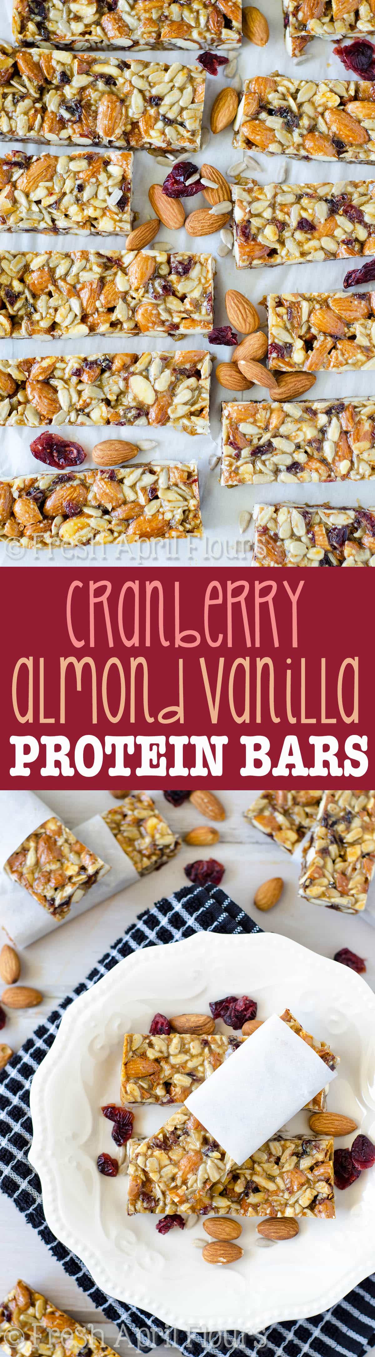 Cranberry Almond Protein Bars