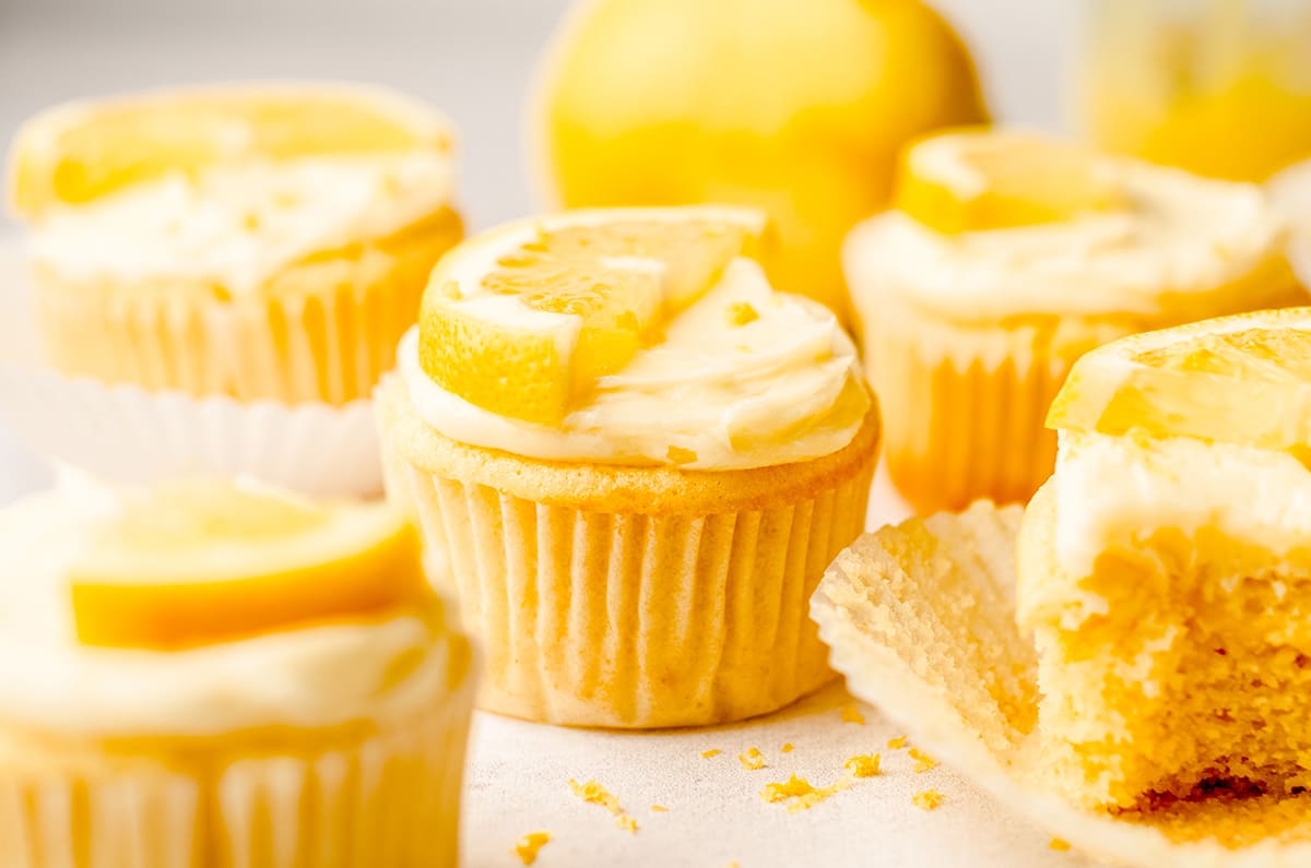 Triple Lemon Cupcakes | Fresh April Flours
