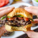 Black Bean Veggie Burgers: Hearty, flavorful, meatless burgers that can easily go on the grill or in a skillet on the stove top. Great between a bun or over a salad.