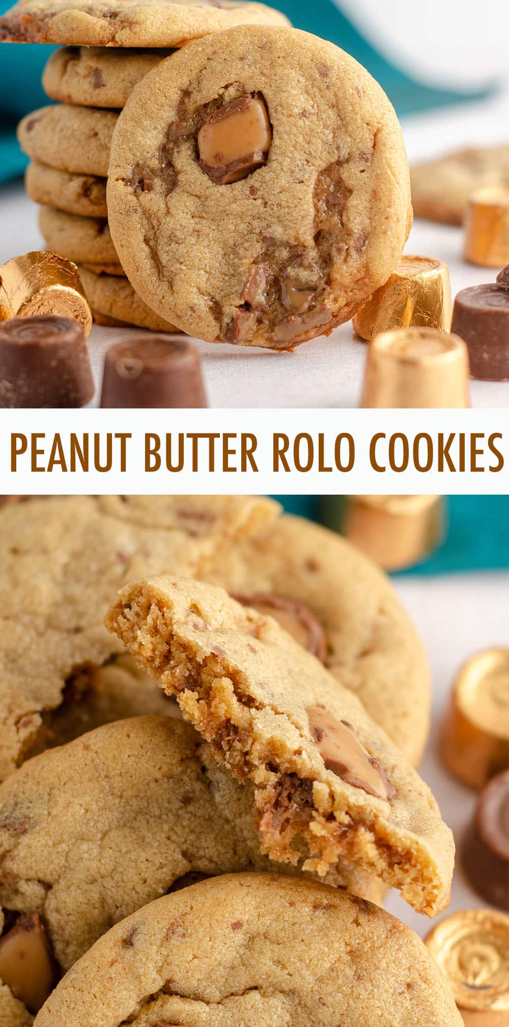 Peanut Butter Rolo Cookies - Fresh April Flours